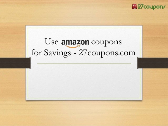 27 coupons amazon
